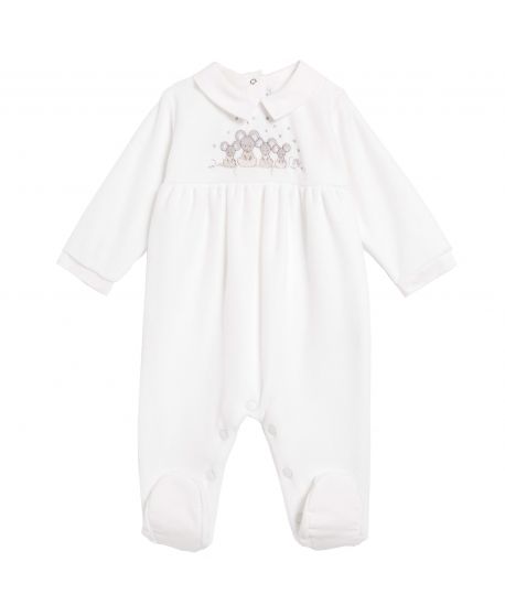 Pijama Bebe Blanco Ratoncitos Tartine et Chocolat