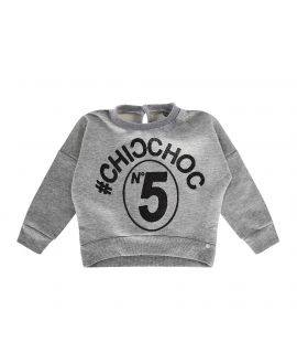 Sudadera Niña Microbe Gris Chichoc