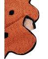 Alfombra Lavable Lorena Canals Biscuit Terracota - Negro