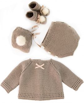 Conjunto Bebe RO INFANTIL Punto Marrón