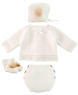 Conjunto Bebe RO INFANTIL Punto Crudo