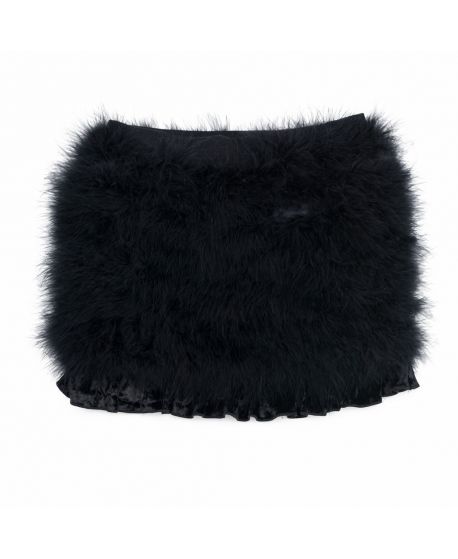 Falda Plumas y Terciopelo Miss Grant 
