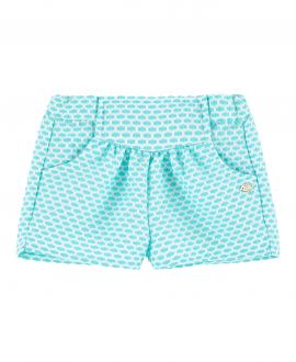 Short Bebe Niña TARTINE ET CHOCOLAT Jacquard Verde Agua