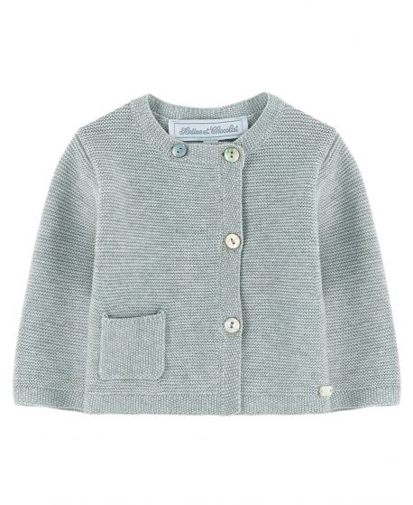 Cardigan Bebe TARTINE ET CHOCOLAT Gris Claro