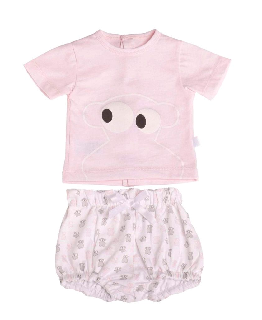 Pijama Bebe Niña BABY TOUS Rosa Face Infantil