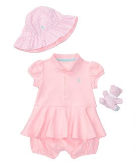 Kit Canastilla POLO RALPH LAUREN Rosa - Ro Infantil