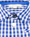 Camisa Niño AYGEY Azul Cuadros