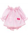 Conjunto Bebe Niña CASILDA Y JIMENA Vichy Rosa