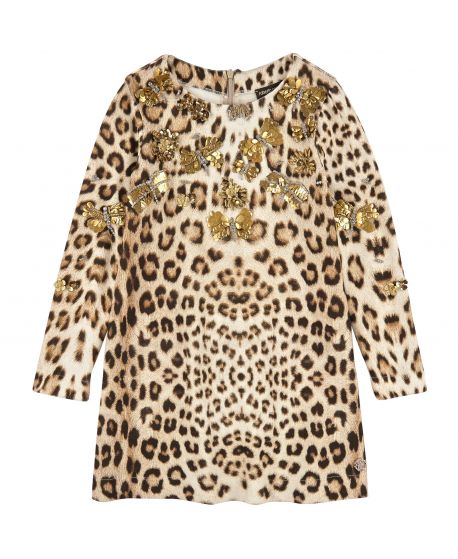 Vestido dorado Niña Roberto Cavalli Kids