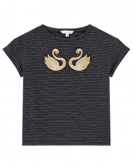 Camiseta Niña LITTLE MARC JACOBS Cisnes Bordados