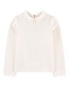 Camisa Niña TARTINE ET CHOCOLAT Cuello Ondas Crudo