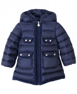 Plumas Bebe Niña MONCLER Maevant Marino