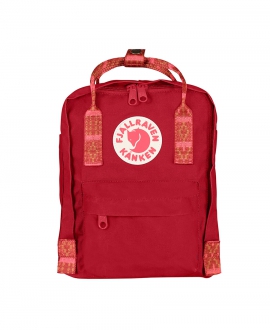 Mochila FJALLRAVEN Kanken Mini Red Folk Pattern
