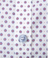 Camisa Niño BUGATTI Blanca Detalles Rojo