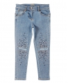 Pantalon Vaquero Niña MISS GRANT Detalles Strass