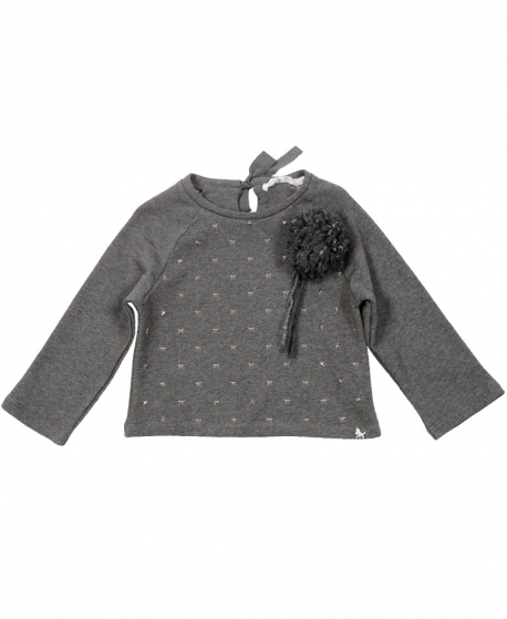 Sudadera Niña L:U L:U Estrellas y Pompon