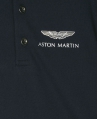 Polo Niño ASTON MARTIN Marino Detalle Hombros