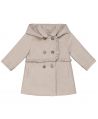 Gabardina Bebe Niña TARTINE ET CHOCOLAT Beige Volantes