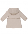Gabardina Bebe Niña TARTINE ET CHOCOLAT Beige Volantes