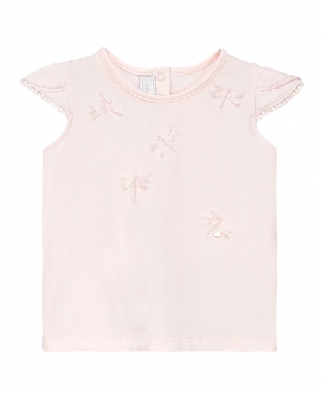 Camiseta Bebe Niña TARTINE ET CHOCOLAT Rosa Palo Libélula