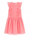 Vestido Niña TARTINE ET CHOCOLAT Pliegues y Volantes Rosa