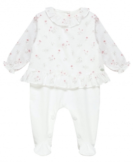 Pijama Bebe Niña TARTINE ET CHOCOLAT Blanco Punto Suizo