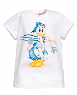 Camiseta Larga Bebe Niña MONNALISA Donald