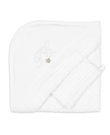 Capa de Baño Bebé Tartine et Chocolat Monogramme