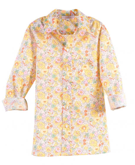 Camisa Niña CASILDA Y JIMENA Liberty Amarillo