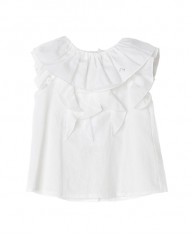 Blusa Batista Blanco NANOS Bebe Niña