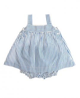 Conjunto Bebe Niña MONCLER Rayas Azul