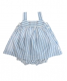 Conjunto Bebe Niña MONCLER Rayas Azul