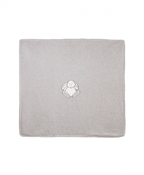 Manta Bebe TARTINE ET CHOCOLAT Agustin Le Lapin Gris