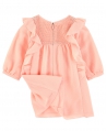 Vestido Bebé Niña CHLOÉ Crepe Rosa