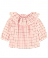 Blusa Bebe Niña CHLOÉ Rosa Cuadros