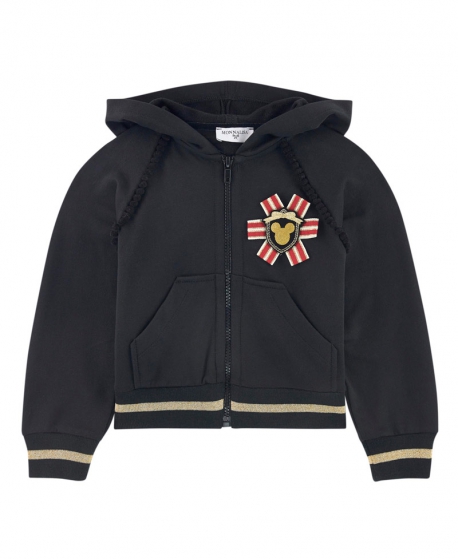 Sudadera Niña MONNALISA Negra Mickey Mouse