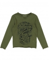 Camiseta Niño ZADIG & VOLTAIRE Cuello Tunecino Caqui