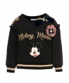 Sudadera Niña MONNALISA Negra Mickey
