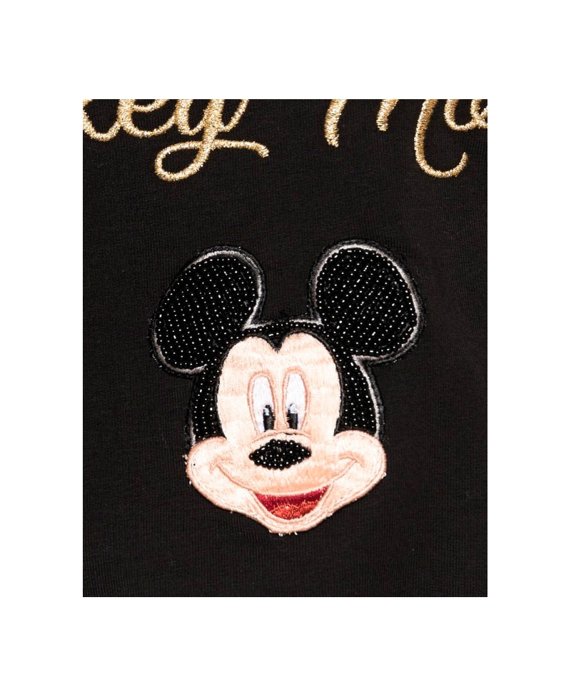 Sudadera Niña MONNALISA Negra Mickey - Ro Infantil