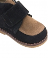 Zapato Bebe Niño ELI Ante Negro Camel