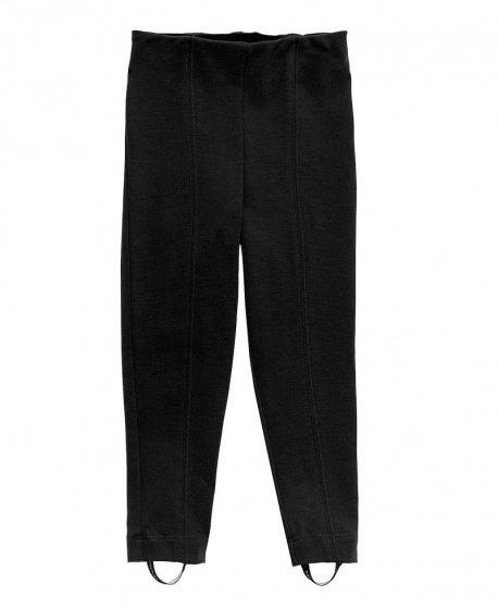 Legging Niña MONNALISA Negro Elástico Pie