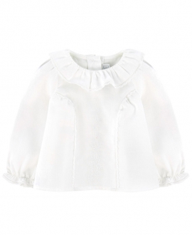 Blusa Bebe Niña TARTINE ET CHOCOLAT Bordada Blanca