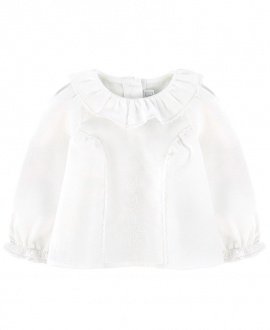 Blusa Bebe Niña TARTINE ET CHOCOLAT Bordada Blanca