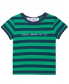 Camiseta Niño TARTINE ET CHOCOLAT Rayas Marino Verde