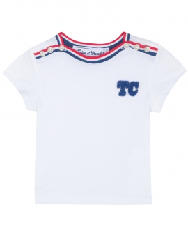 Camiseta Niño TARTINE ET CHOCOLAT Blanca Logo TC