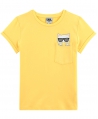 Camiseta Niña KARL LAGERFELD Amarilla Choupette