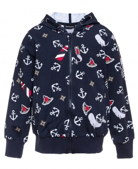 Sudadera Niño MONNALISA Marino Anclas