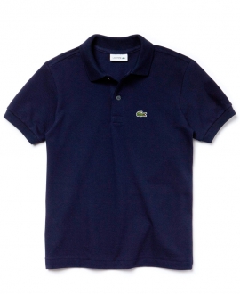Polo Niño LACOSTE Pique Marino
