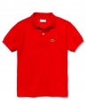 Polo Niño LACOSTE Pique Rojo