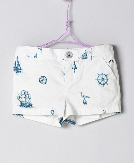 Pantalón Azul Bebé Niño NANOS Barcos